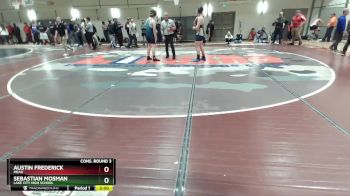 220 lbs Cons. Round 3 - Sebastian Mosman, Lake City High School vs Austin Frederick, Mead