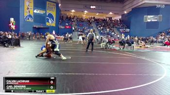 285 lbs Cons. Round 6 - Calvin Lachman, Quakertown vs Cael DeNigris, Delaware Military Academy