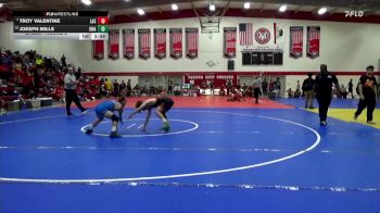 125 lbs Champ. Round 2 - Troy Valentine, Lassen vs Joesph Mills, Unattached