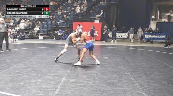 133 lbs Consi Of 4 - Raymond Lopez, American vs Dillon Campbell, Virginia Tech