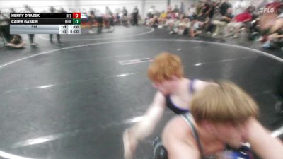 215 lbs Semis (4 Team) - Henry Drazek, MF Dynasty vs Caleb Gaskin, Reverence United Black