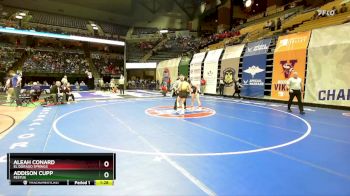 105 Class 1 lbs Champ. Round 1 - Aleah Conard, El Dorado Springs vs Addison Cupp, Festus