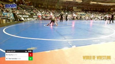 80 lbs Consi Of 8 #1 - Willie Kurtz, SlyFox Wrestling Academy vs Maximus Hernandez, Threshold