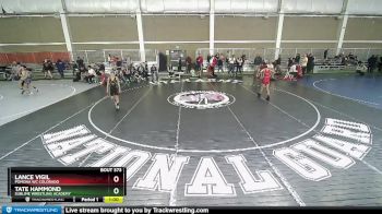 88 lbs Cons. Round 2 - Lance Vigil, Pomona WC Colorado vs Tate Hammond, Sublime Wrestling Academy