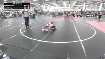 66 lbs 5th Place - Kash DeZonia, BlackCat WC vs Mason Hill, Prescott Valley Bighorns