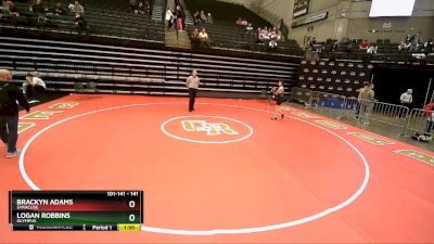 141 lbs Cons. Round 2 - Logan Robbins, Olympus vs Brackyn Adams, Syracuse