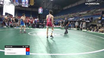 120 lbs Rnd Of 128 - Jacob Uribe, Minnesota vs Thurman Christensen, Iowa