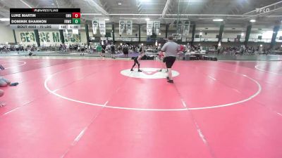 70 lbs Quarterfinal - Luke Martin, Guerrilla Westling Association vs Dominik Shannon, Front Royal Wrestling Club