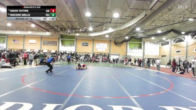 157 lbs Round Of 16 - Aidan Tattrie, Coventry vs Sincere Mello, Pilgrim