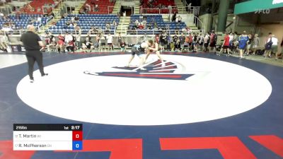 215 lbs Cons 32 #2 - Tyson Martin, WI vs Riley McPherson, OH