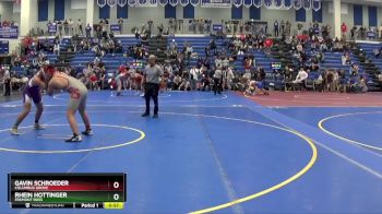 190 lbs Cons. Round 5 - Rhein Hottinger, FREMONT ROSS vs Gavin Schroeder, COLUMBUS GROVE