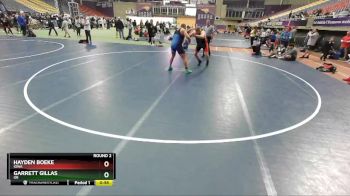 130 lbs Round 2 - Garrett Gillas, OR vs Hayden Boeke, Iowa