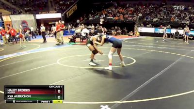 105 Class 1 lbs Champ. Round 1 - Haley Brooks, Holden vs Kya Aubuchon, DeSoto