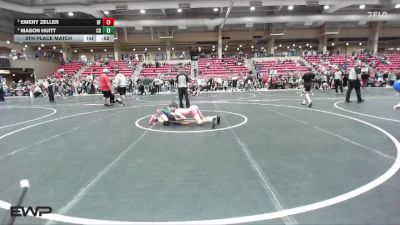88 lbs 5th Place Match - Mason Huitt, Colorado Hammers vs Emery Zeller, Black Fox