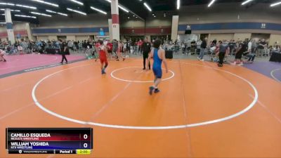 113 lbs Quarterfinal - Camillo Esqueda, ReZults Wrestling vs William Yoshida, NTX Wrestling