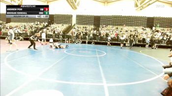 122-H lbs Round Of 32 - Andrew Poh, Vougar Honor Wrestling vs Brogan Kendall, RRWC