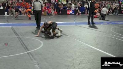 75 lbs Quarterfinal - Paislee Greer, C4 vs Addyson Harding, Hays Wrestling Club