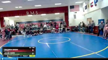 106 lbs Cons. Round 4 - Tryzmen Green, Big Piney vs Jacob Hawk, Thunder Basin High School