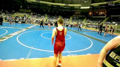 120 lbs Quarterfinal - Weston Johnson, Hilldale Youth Wrestling Club vs Brody Keck, Broken Arrow Wrestling Club