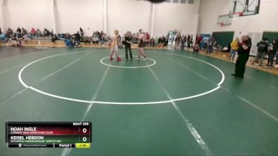 195 lbs Semifinal - Noah Ingle, Cowboy Kids Wrestling Club vs Keisel Hebdon, Wyoming Underground Wrestling