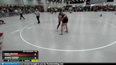 150 lbs Cons. Round 3 - Noah Neuman, Minnesota vs Shawn Harden, 512 Outlaw Wrestling