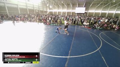 55 lbs Cons. Round 4 - Axton Watts, Juab Wrestling Club (JWC) vs Korbin Wilson, North Montana Wrestling Club