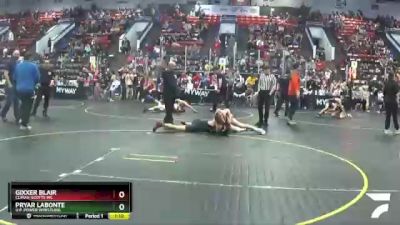 122 lbs Cons. Round 3 - Gixxer Blair, Climax-Scotts WC vs Pryar Labonte, U.P. Power Wrestling