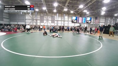 65 kg Cons. Rd Of 32 - Paisley Fox, MontCo Wrestling Club vs Zoey Haines, Eagle Wrestling Club