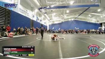 61 lbs Cons. Round 3 - Easton Swaim, Tonganoxie vs Emmett Layton, Brawlers