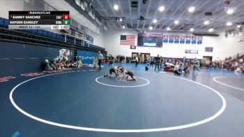 126 lbs Champ. Round 1 - Sammy Sanchez, Cheyenne East vs Hayden Eardley, Kelly Walsh