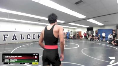 132 lbs Cons. Round 4 - Ezra Orozco, Freight Train WC vs Jordan Gutierrez, Santa Ana Valley