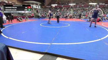285 lbs Cons. Round 3 - Edward Allen, Berryville Youth Wrestling Club vs Madden Fields, Saints Wrestling Club