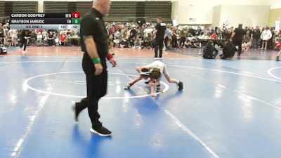 50 lbs Rr Rnd 2 - Carson Godfrey, Revival Blue vs Grayson Janezic, Triumph Trained K3