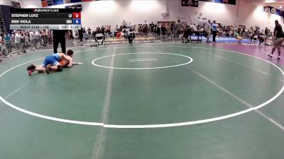 126 lbs Cons. Round 2 - Stephen Lutz, Legacy Dragons vs Ben Viola, Caliber Wrestling Academy