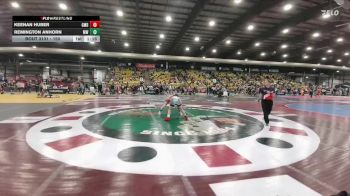 150 lbs Champ. Round 2 - Remington Anhorn, MATPAC Wrestling vs Keenan Huber, Glendive Mat Devils