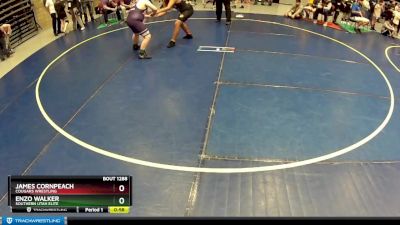 Cons. Round 2 - Enzo Walker, Southern Utah Elite vs James Cornpeach, Cougars Wrestling