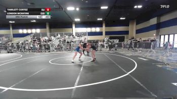 145 lbs 3rd Place - Yamilett Cortez, Valiant College Prep vs London McEntire, Charger WC