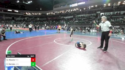 55 lbs Quarterfinal - Giovanni Mazzio, Pride Wrestling vs Christian Garces, Jersey 74