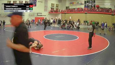 138 lbs Cons. Semi - Kingston Meadors, Newberg vs Jonas Camillo, Cascade