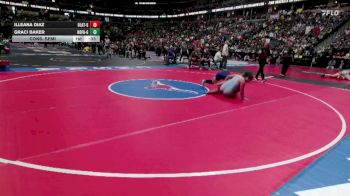 G155-4A Cons. Semi - Illeana Diaz, Olathe Girls vs Graci Baker, Holy Family Girls