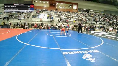 U23 Women - 50 lbs Cons. Round 3 - Alexis Miller, OK vs Kaylynn Martin, KS