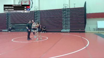 117 lbs Quarterfinal - Isabella Coronado, Eastern Oregon University vs Jacqueline Placencia, Simpson University (CA)