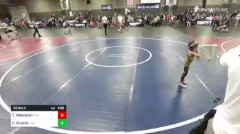 45 lbs Rr Rnd 2 - Robert Swann, Team Braves vs Annabelle Medina, Unaffiliated