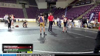 89-94 lbs Round 3 - Preston Markle, Victory Wrestling Club - VTC vs Sebastian Tuttle, Westside Wrestling Club