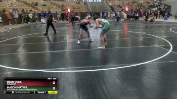 140 lbs Champ. Round 1 - Mason Mathis, Williamson County Wrestling Cl vs Ryan Peck, Slingshot
