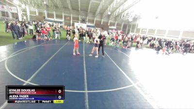85-87 lbs Round 1 - Kynlee Douglas, Bear River Wrestling Club vs Alexa Fager, Charger Wrestling Club