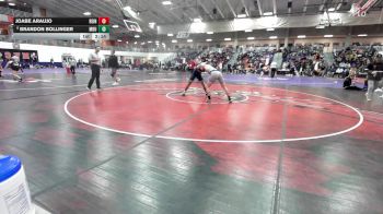 157 lbs Champ. Round 2 - Joabe Araujo, Reinhardt University (GA) vs Brandon Bollinger, Missouri Baptist University