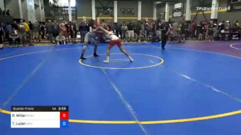 57 kg Quarterfinal - Ryan Miller, Pennsylvania RTC vs Tristan Lujan, Michigan Wrestling CLub