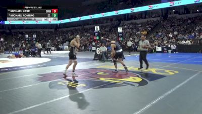 144 lbs Quarterfinal - Michael Kase, Chaminade (SS) vs Michael Romero, St. John Bosco (SS)