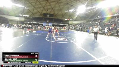 157 lbs Cons. Semi - Samson Kjar, Liberty Warriors Wrestling Academy vs Drake Sommer, Anacortes Hawkeyes Wrestling Club